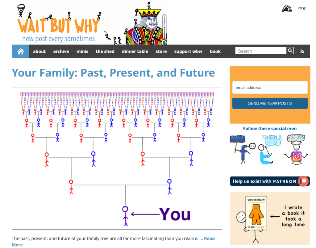 example of blog website